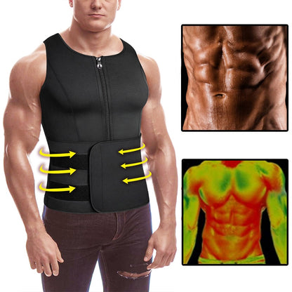 Neoprene Men's Shapers Sweat Vest for Men