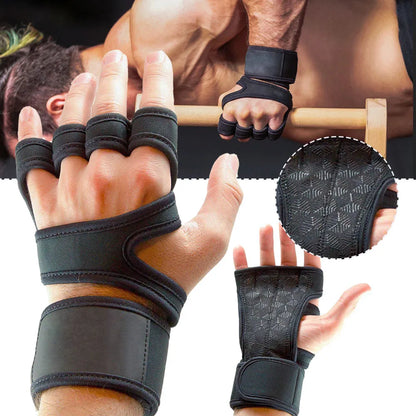 Paris Fine Leather Unisex Weightlifting Training Gloves