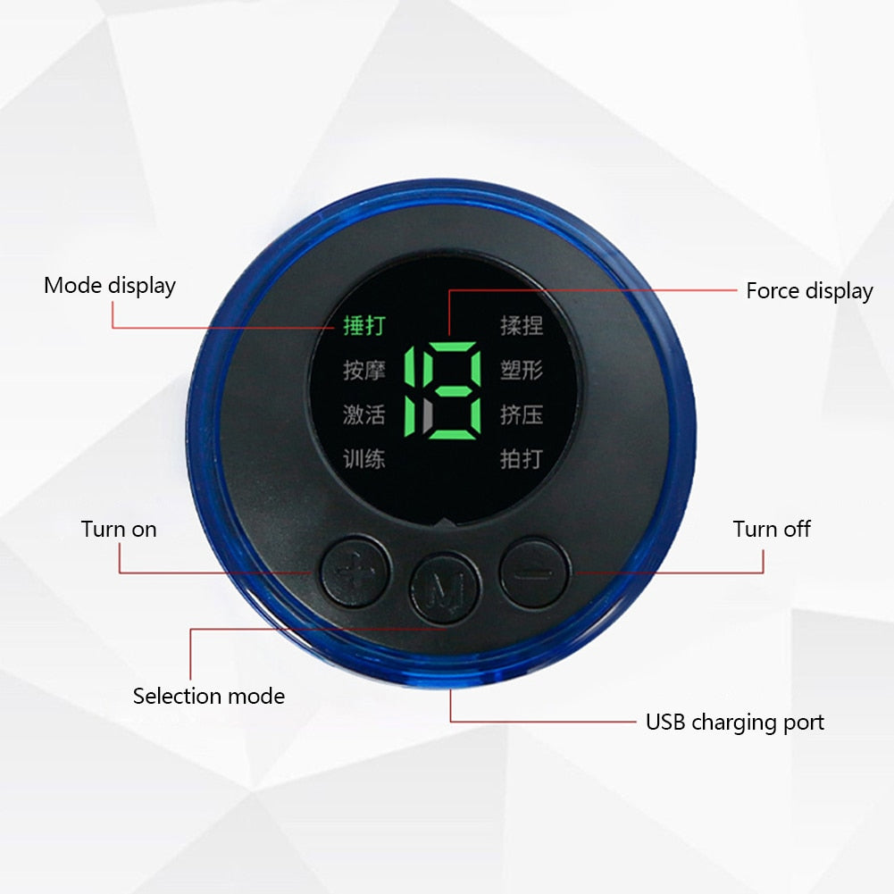 VOREK 8 Mode LCD Display Electric Massager Patch