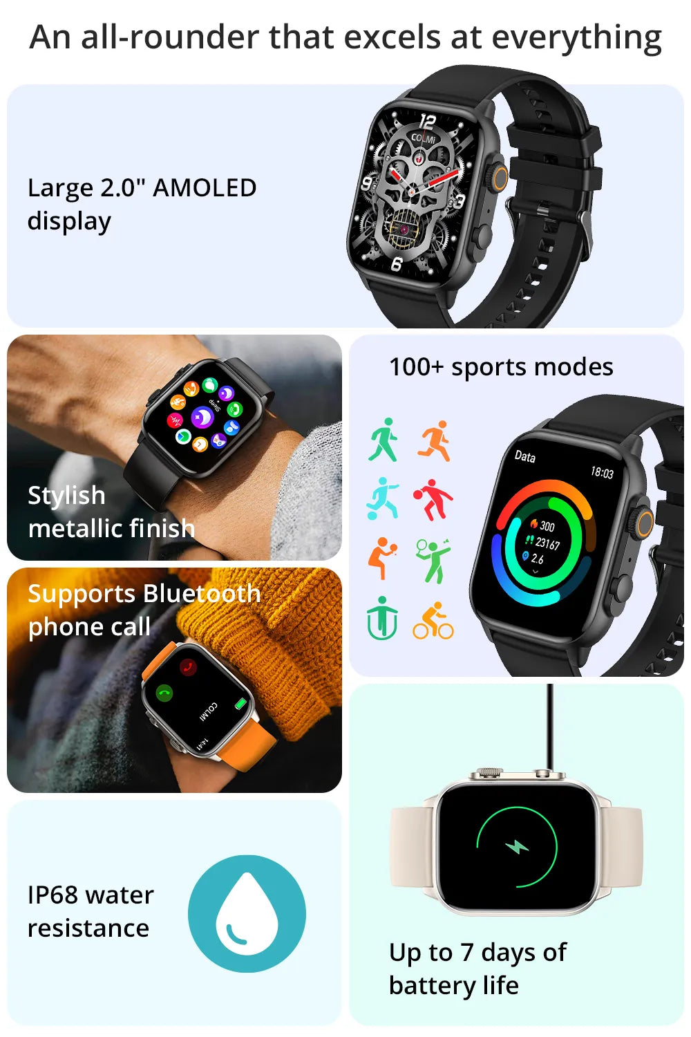 COLMI C81 2.0'' AMOLED Smartwatch