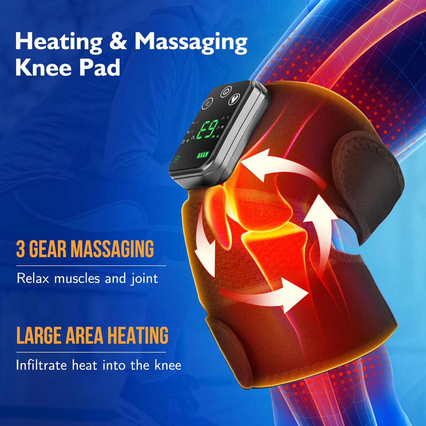 Kulti Eletric Heating Vibrator Knee Pad