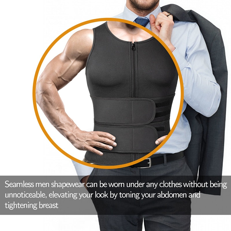 Neoprene Men's Shapers Sweat Vest for Men