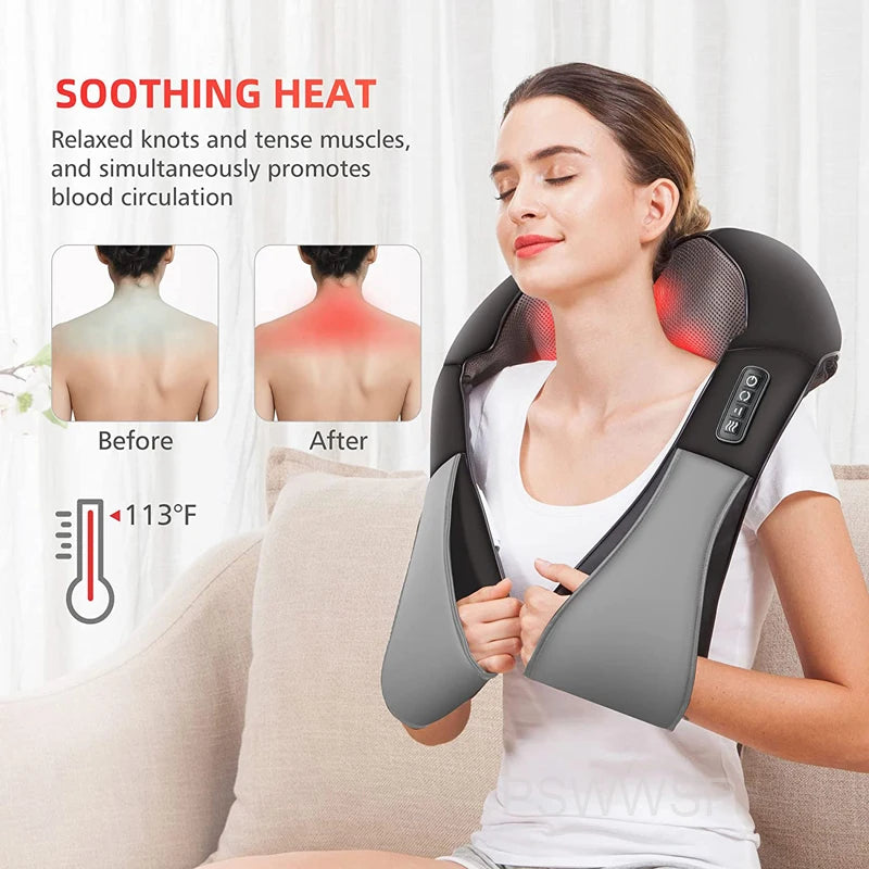 IKAIKA Deep Tissue Neck Massager Shaul